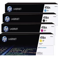 Genuine HP W204xA (HP#416A) Value Pack (C,M,Y,K) Toner Cartridges