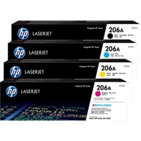 Genuine HP W211A Value Pack (C,M,Y,K) Toner Cartridges