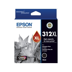 Genuine Epson - 312XL  C13T183192 Black