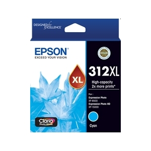 Genuine Epson - 312XL  C13T183292  Cyan