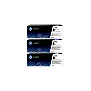 Genuine HP 79A Toner Cartridge 3 PACK CF279A.  Page Yield: 3 x 1000 pages