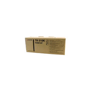 Genuine Kyocera TK-510K Black Toner Cartridge Page Yield: 8000 pages