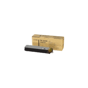 Genuine Kyocera TK-520K Black Toner Cartridge Page Yield: 6000 pages