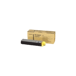Genuine Kyocera TK-520Y Yellow Toner Cartridge Page Yield: 4000 pages