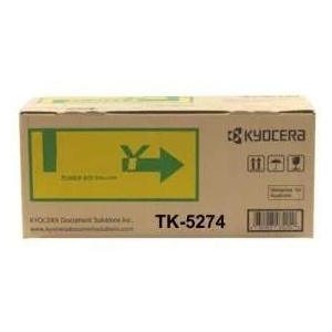 Genuine Kyocera TK-5274Y Yellow Toner Page Yield: 6000 pages